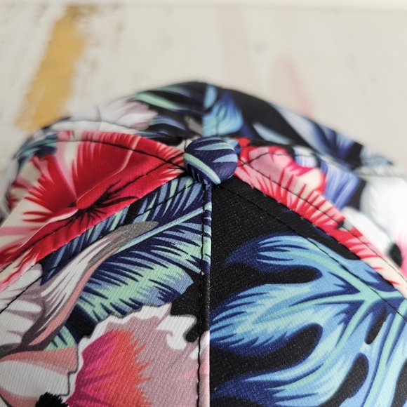 Truly Hard Seltzer SnapBack Hat Hawaiian Floral Tropical Unisex Adjustable Cap main image 12